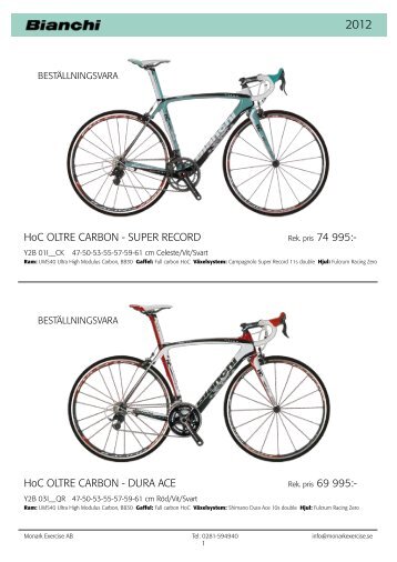 Bianchi 2012 - Gammelgarn Verkstad