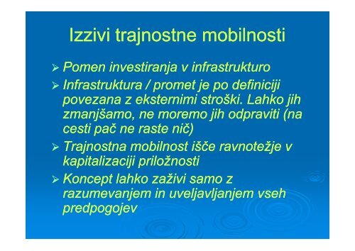 Trajnostna mobilnost kot priloÅ¾nost za slovenske regije - ZRC SAZU