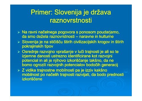 Trajnostna mobilnost kot priloÅ¾nost za slovenske regije - ZRC SAZU