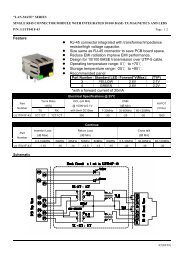 40 PIN SMD ETHERNET 10/100 BASE QUAD PORT TRANSFORMER