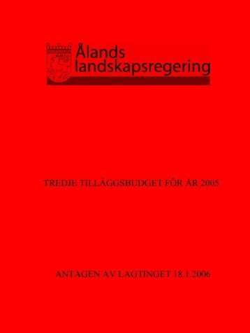 2005 - Ålands landskapsregering