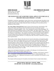 News Release: Dolkas Award 2011 - Santa Cruz Museum of Art and ...