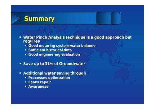 Water Pinch Analysis
