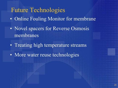 Saudi Aramco Technology Mapping for Water Desalination