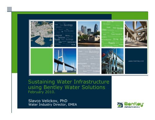 Sustaining Water Infrastructure using Bentley Water Solutions