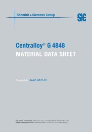 Centralloy® G 4848 - Schmidt+Clemens
