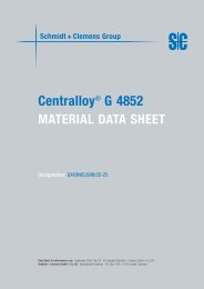 Centralloy® G 4852 - Schmidt+Clemens