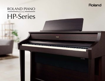 HP series catalog - Owner's Manual - Roland