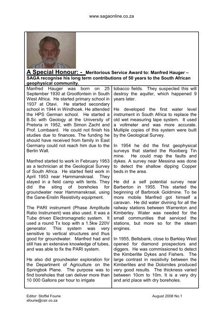 Download 2008 Aug Newsletter - South African Geophysical ...