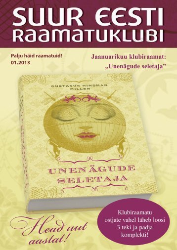 UnenÃ¤gude seletaja - Suur Eesti Raamatuklubi