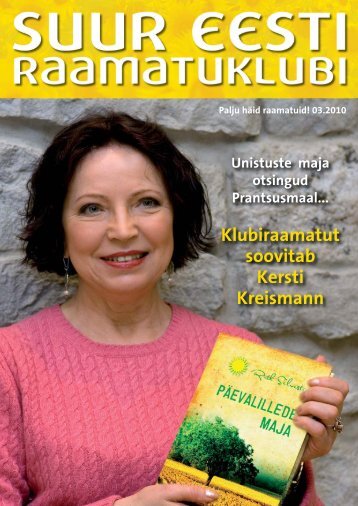 Klubiraamatut soovitab Kersti Kreismann - Suur Eesti Raamatuklubi