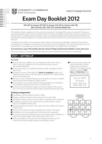 Exam Day Booklet 2012 - NymE - SEK