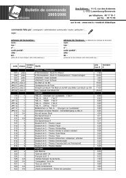 Bulletin de commande 2005/2006 - SNE