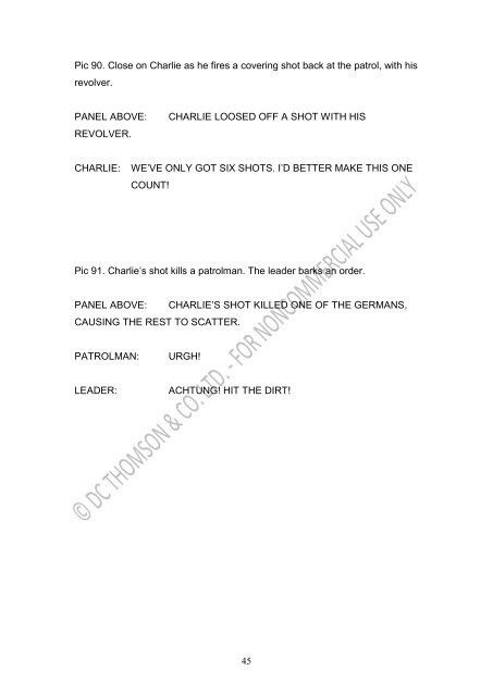 download the complete  script of Scott's story here - Commando ...