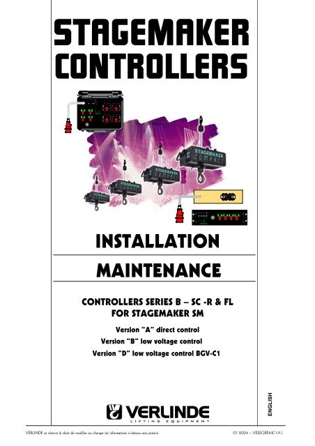 STAGEMAKER CONTROLLER - Verlinde SA