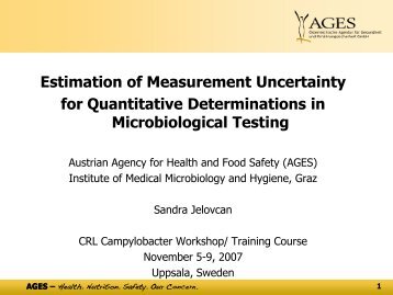 (MU) for quantitative determinations in microbiological testing - SVA