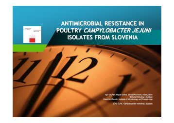 Antimicrobial Resistance in Poultry Campylobacter jejuni ... - SVA