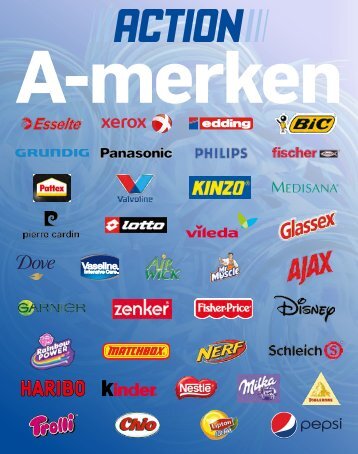 Action A-merken folder