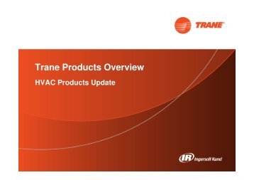 HVAC Product Update - Trane Hong Kong