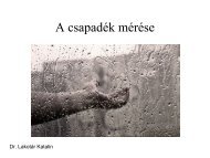 A csapadÃ©k mÃ©rÃ©se