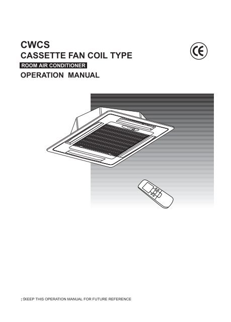 cwcs cassette fan coil type
