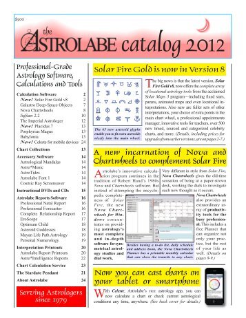 catalog 2012 - Astrolabe