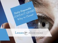 Shop at LensesOnline.co.nz – Buy 1-Day Contact Lenses Online 