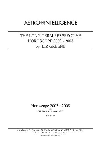 THE LONG-TERM PERSPECTIVE HOROSCOPE 2003 - 2008 by ...