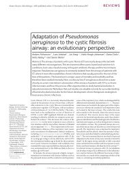 Adaptation of Pseudomonas aeruginosa to the cystic fibrosis airway ...