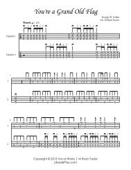 You're a Grand Old Flag - Tab Only.mus - Ukulele Play