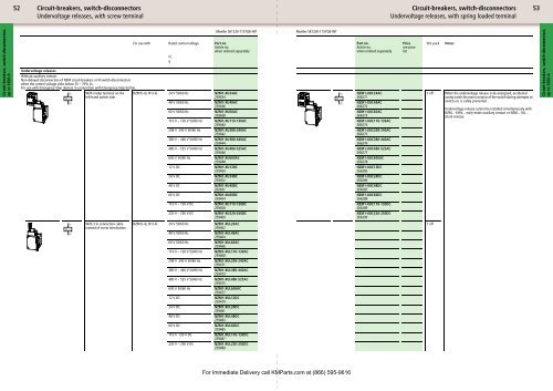 Product Range Catalogue  - Klockner Moeller Parts