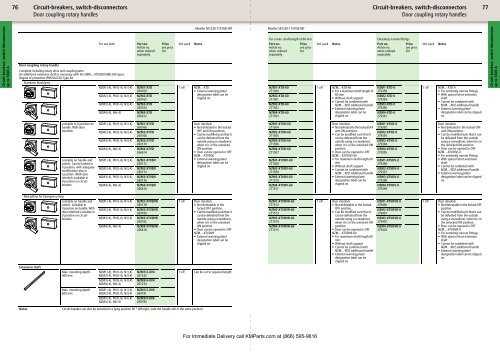 Product Range Catalogue  - Klockner Moeller Parts