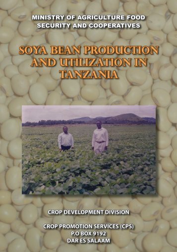 soya bean production and utilization in tanzania - Ministry Of ...