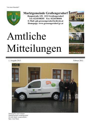 Amtliche Mitteilungen