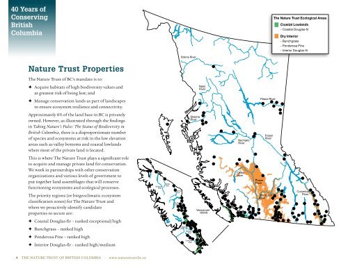 2011 Annual Report - Nature Trust of British Columbia