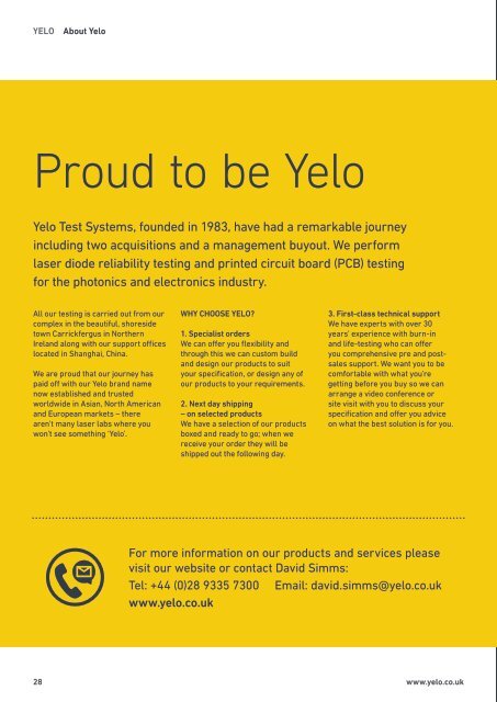 Yelo Product Catalogue 2015