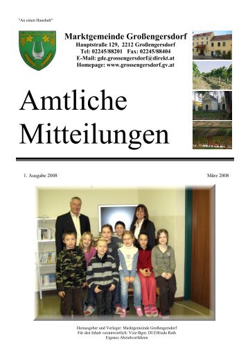 Amtliche Mitteilungen