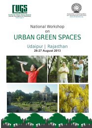 26-27 August 2013 - Center for Urban Green Spaces