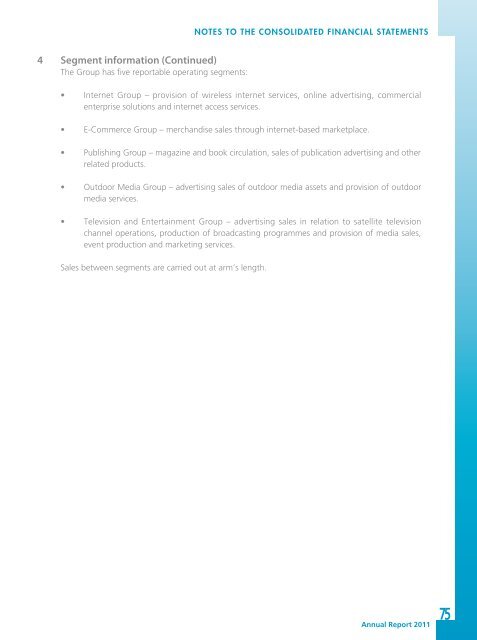 2011 Annual Report - TOM Group