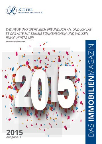 Das Immobilienmagazin - Ausgabe 1.2015