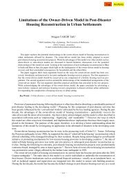 Limitations of the Owner-Driven Model in Post-Disaster ... - IIIRR