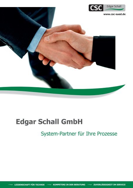 Edgar Schall GmbH - System-Partner für Ihre Prozesse