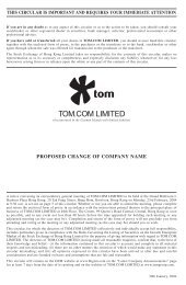 Circular - TOM Group