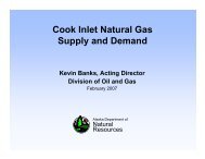 Cook Inlet Natural Gas Supply and Demand - State of Alaska DNR ...