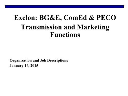 Peco Organizational Chart