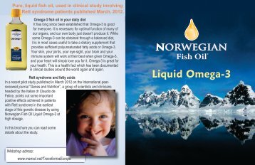 Liquid Omega-3 - Olio di pesce norvegese - Home