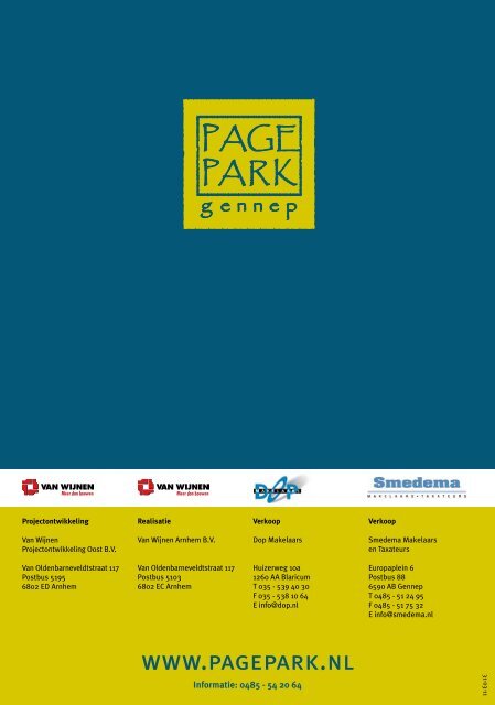 Download Technische informatie - Pagepark