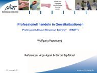 AG 3/9: Deeskalation im Alltag - BAG GPV