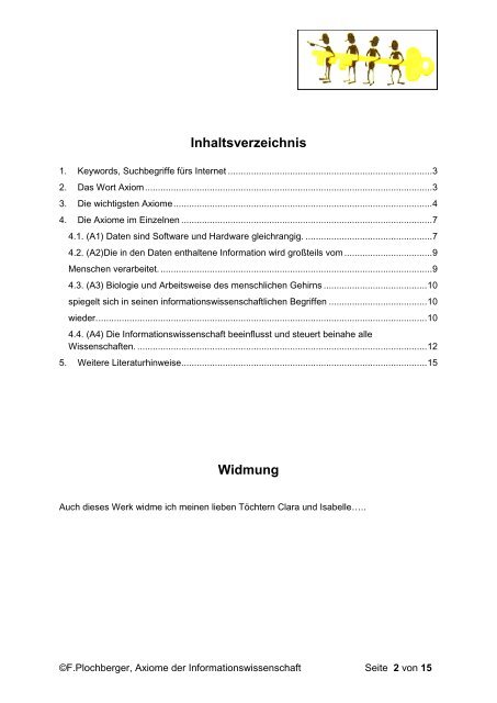 Axiome der Informationswissenschaft