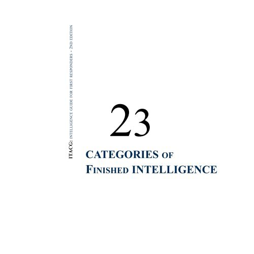 ITACG Intelligence Guide for First Responders 2nd Edition - ISE.gov